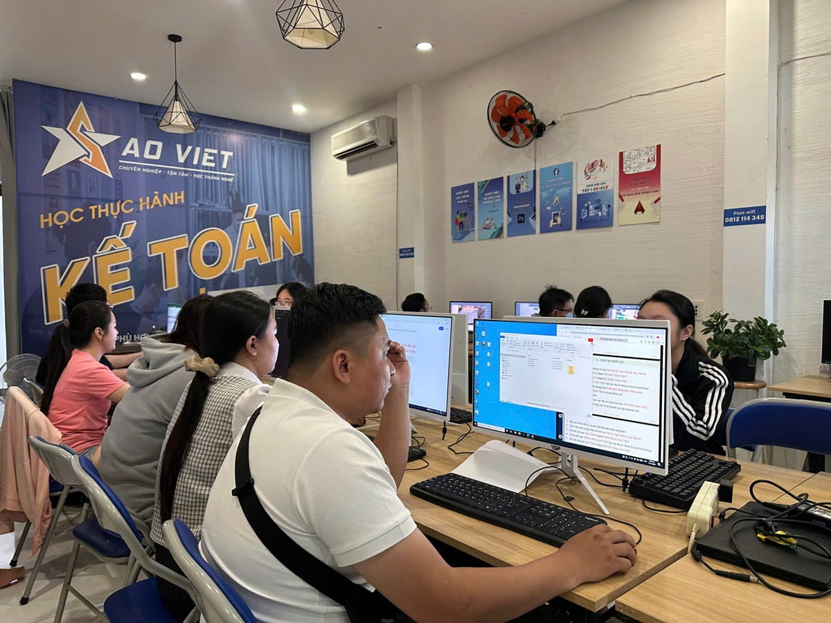 Thực hành Excel tại trung tâm tin học quận 4