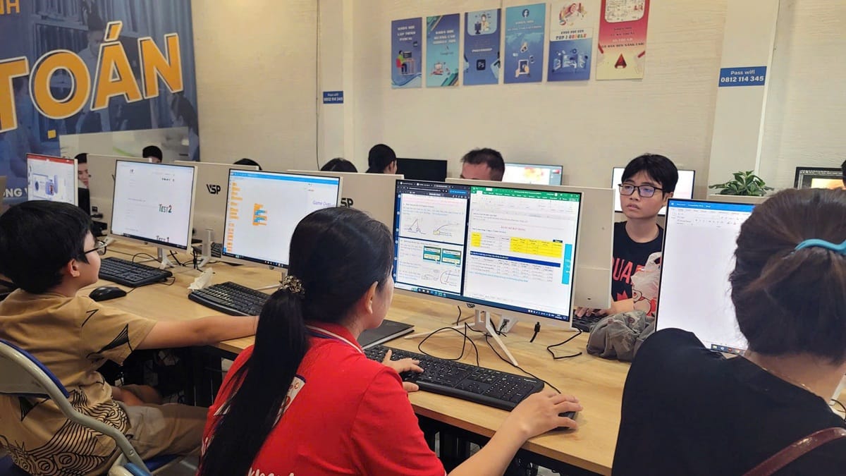 Thực hành Excel tại trung tâm tin học quận 5