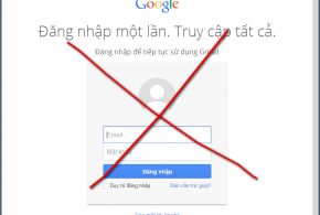 Giao diện giả mạo Gmail