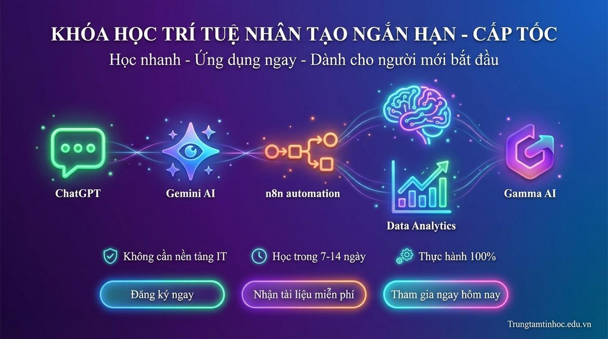Khóa Học AI Ngắn Hạn Cấp Tốc