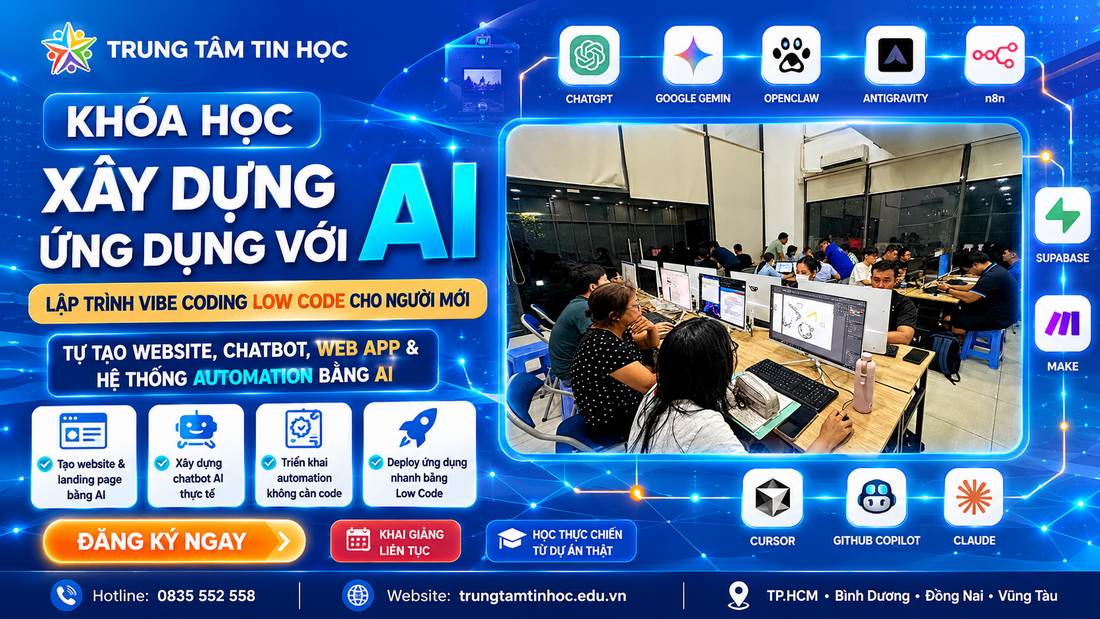 Giới Thiệu Khóa Học Xây Dựng Ứng Dụng Với AI
